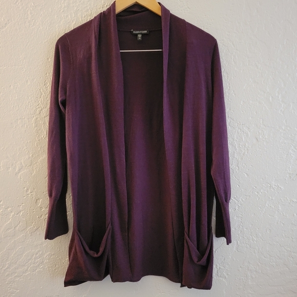 Eileen Fisher Wool Cardigan Size XS